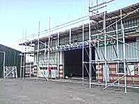 Warehouse with Scaffolding